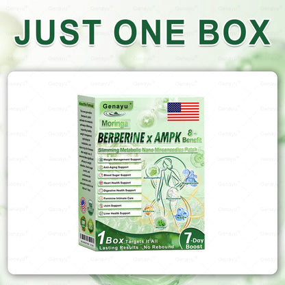 𝐆𝐞𝐧𝐚𝐲𝐮® 𝐌𝐨𝐫𝐢𝐧𝐠𝐚 × 𝐁𝐞𝐫𝐛𝐞𝐫𝐢𝐧𝐞 × 𝐀𝐌𝐏𝐊 𝟖-𝐁𝐞𝐧𝐞𝐟𝐢𝐭 𝐒𝐥𝐢𝐦𝐦𝐢𝐧𝐠 & 𝐌𝐞𝐭𝐚𝐛𝐨𝐥𝐢𝐜 𝐍𝐚𝐧𝐨 𝐌𝐢𝐜𝐫𝐨𝐧𝐞𝐞𝐝𝐥𝐞 𝐏𝐚𝐭𝐜𝐡🇺🇸(𝐉𝐮𝐬𝐭 𝐨𝐧𝐜𝐞 𝐚 𝐝𝐚𝐲, 𝐯𝐢𝐬𝐢𝐛𝐥𝐞 𝐜𝐡𝐚𝐧𝐠𝐞𝐬 𝐢𝐧 𝟕 𝐝𝐚𝐲𝐬） ✅ 𝐅𝐨𝐫 𝐨𝐛𝐞𝐬𝐢𝐭𝐲, 𝐋𝐨𝐨𝐬𝐞 𝐒𝐤𝐢𝐧,𝐝𝐢𝐚𝐛𝐞𝐭𝐞𝐬, 𝐬𝐥𝐞𝐞𝐩 𝐚𝐩𝐧𝐞𝐚, 𝐣𝐨𝐢𝐧𝐭 𝐢𝐬𝐬𝐮𝐞𝐬, 𝐚𝐧𝐝 𝐦𝐨𝐫𝐞 💥💥