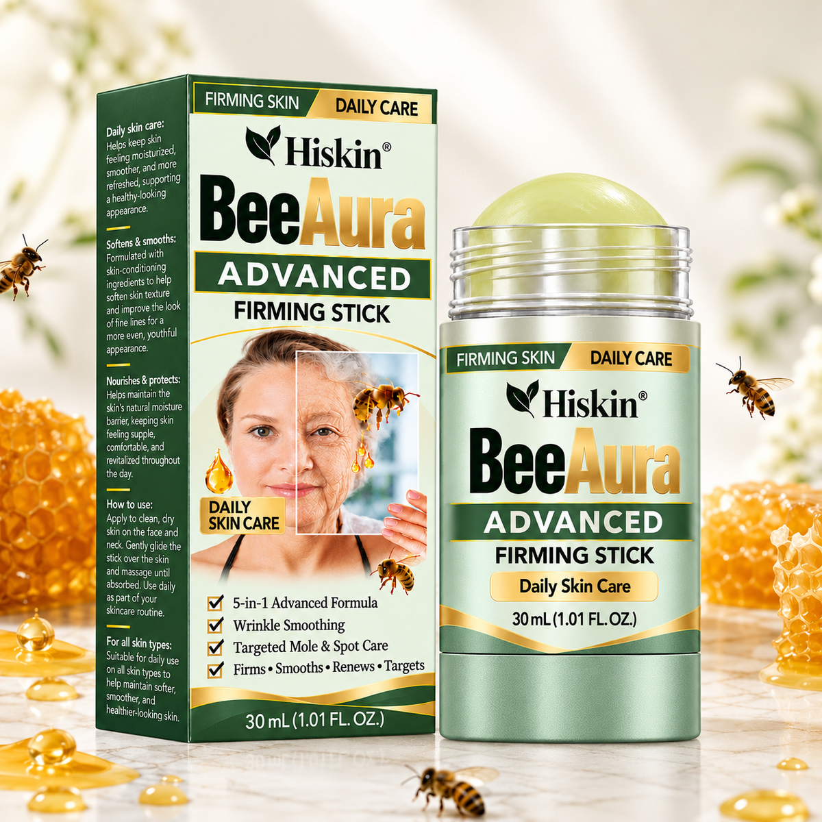 Hiskin® BeeAura Advanced Firming Stick