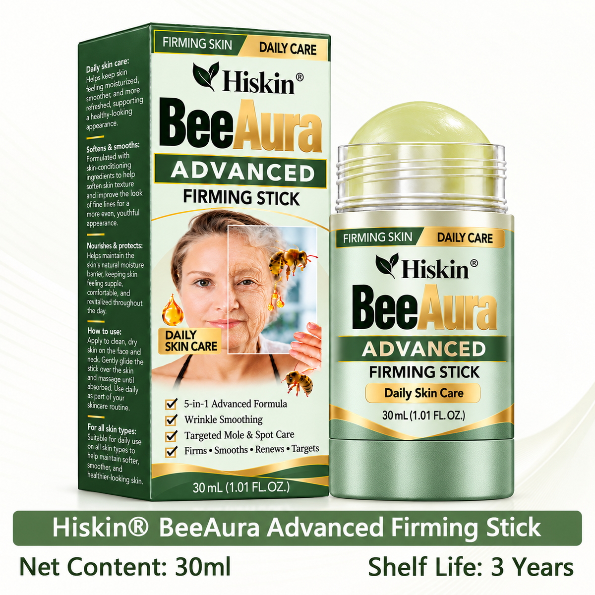 Hiskin® BeeAura Advanced Firming Stick